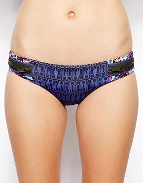 Maaji Blue Cast Off Cheeky Cut Bikini Bottoms - Blue Cast Off
