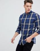 New Look Check Shirt In Blue - Blue