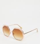 South Beach Sunglasses With Gold Frames