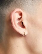 Topman Huggie Earrings In Gold