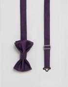 Devils Advocate Bow Tie In Purple - Purple