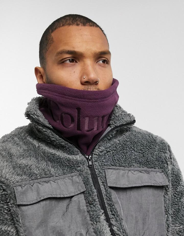 Columbia Csc Fleece Gaiter In Purple