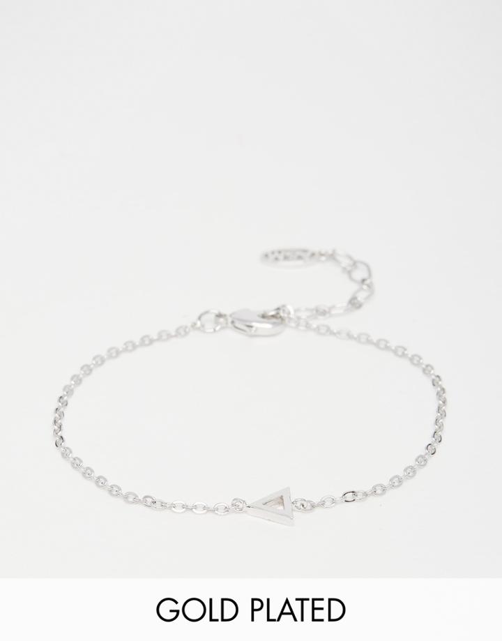 Astrid & Miyu Triangle Bracelet - Silver