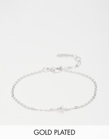 Astrid & Miyu Triangle Bracelet - Silver