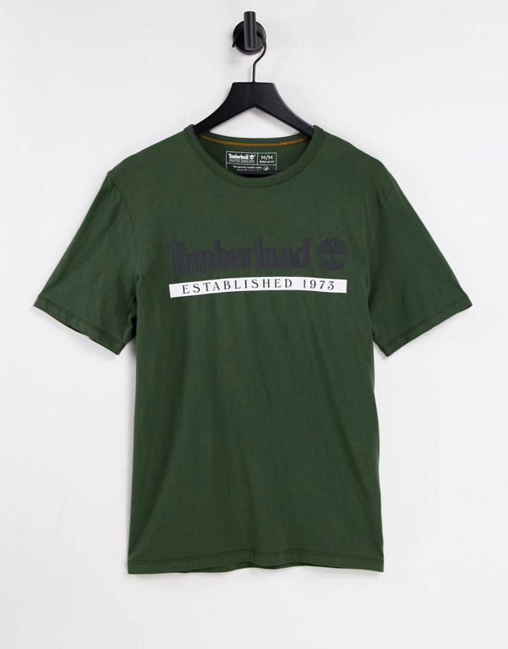 Timberland Established 1973 T-shirt In Green