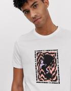 Asos Design T-shirt With Historic Print - White