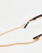 Jeepers Peepers Sunglasses Chain In Gold