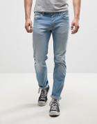 Lee Powell Stretch Slim Jean Sun Breeze Wash - Blue