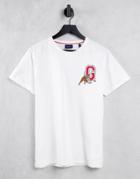 Gant T-shirt With Tiger Logo In White