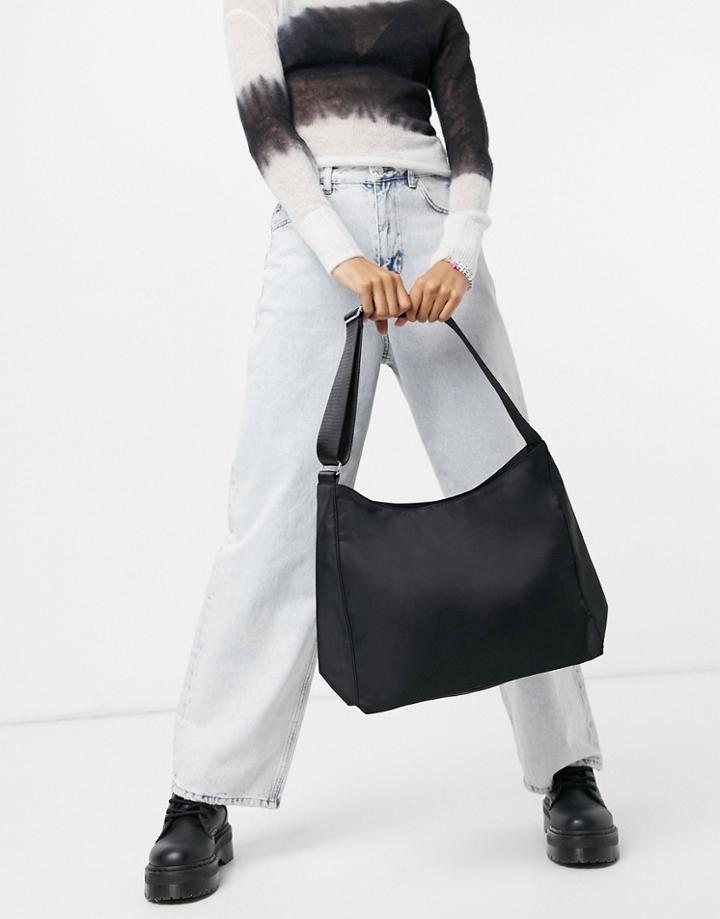 Weekday Carry Recycled Shoulder Bag In Black