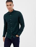 Burton Menswear Oxford Shirt In Green - Green