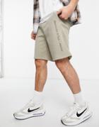 Abercrombie & Fitch Side Logo Sweat Shorts In Green