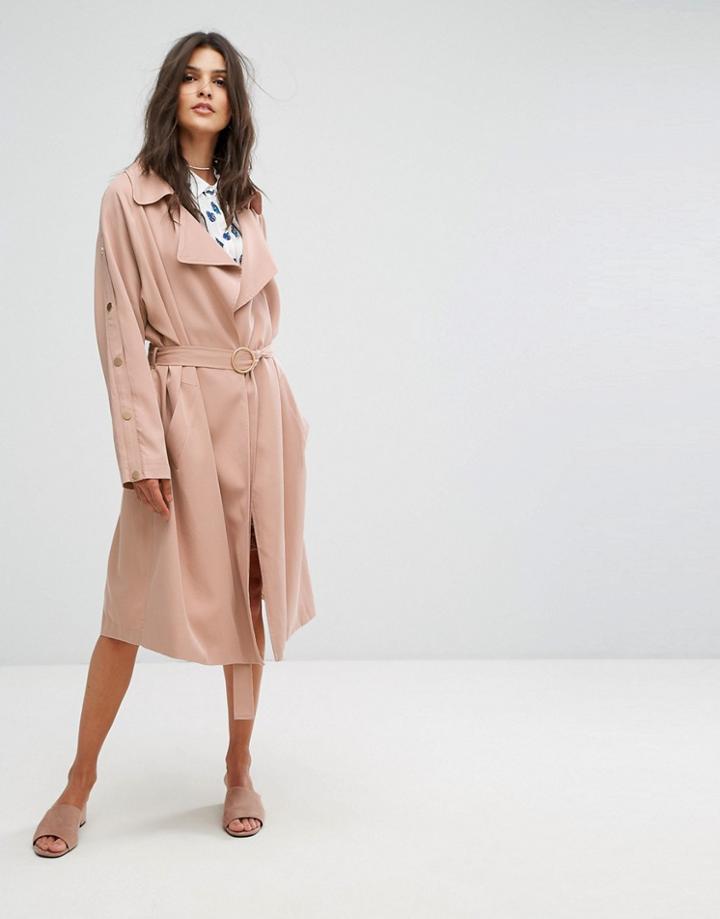 Suncoo Clean Duster Coat - Brown