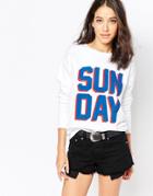 South Parade Sunday Sweater - White