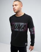 Puma Color Block Crewneck Sweatshirt In Black 572424 01 - Black