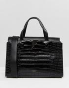 Fiorelli Brompton Tote Bag In Black Croc - Brompton Black Croc