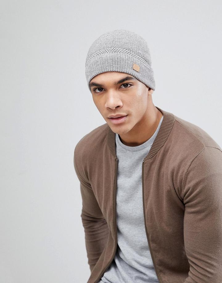 Barts Noble Beanie - Gray