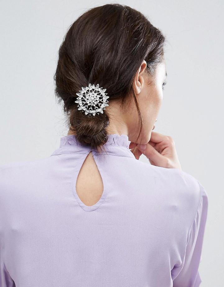 Asos Crystal Hair Tie - Clear