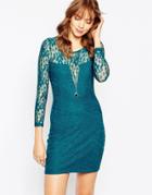 Wyldr Remix Lace Dress - Teal