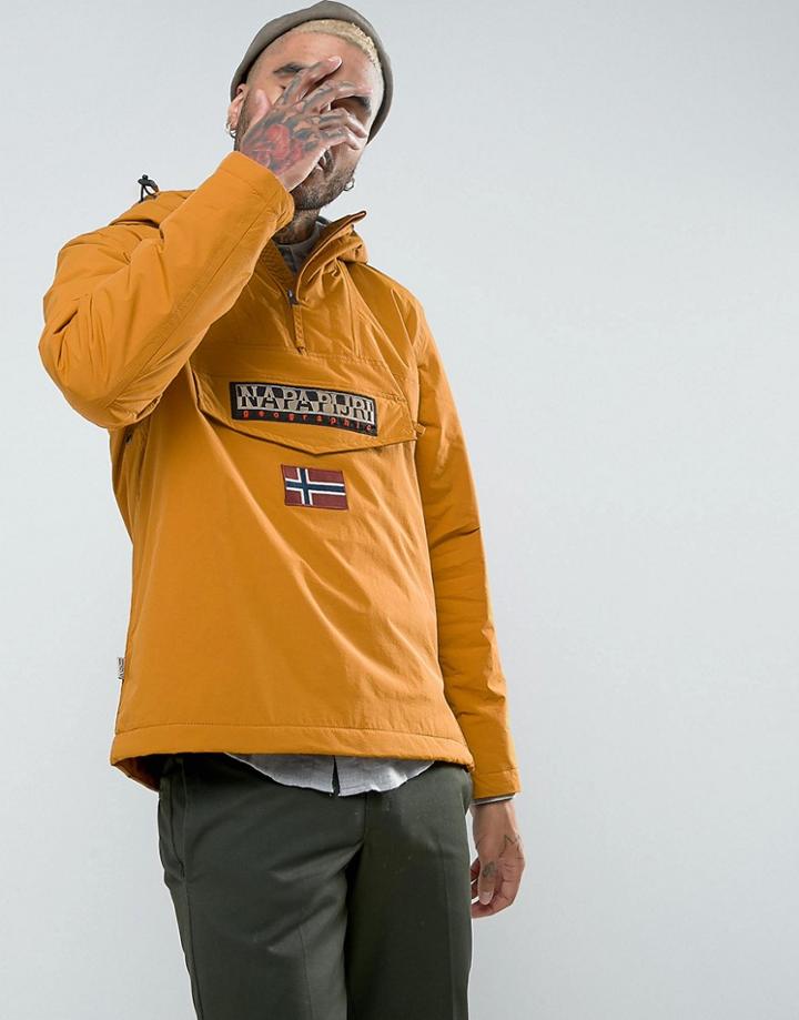 Napapijri Rainforest Jacket In Tan - Tan
