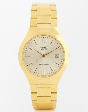 Casio Gold Stainless Steel Strap Watch Mtp1170n-9a - Gold