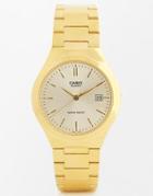 Casio Gold Stainless Steel Strap Watch Mtp1170n-9a - Gold