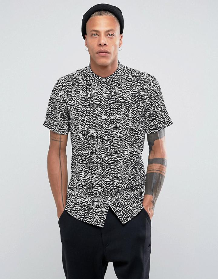 Systvm Rita Revere Collar Shirt - Black