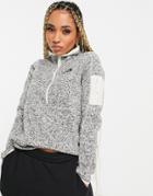 Columbia Sweater Weather Half Zip Fleece In Cream-neutral