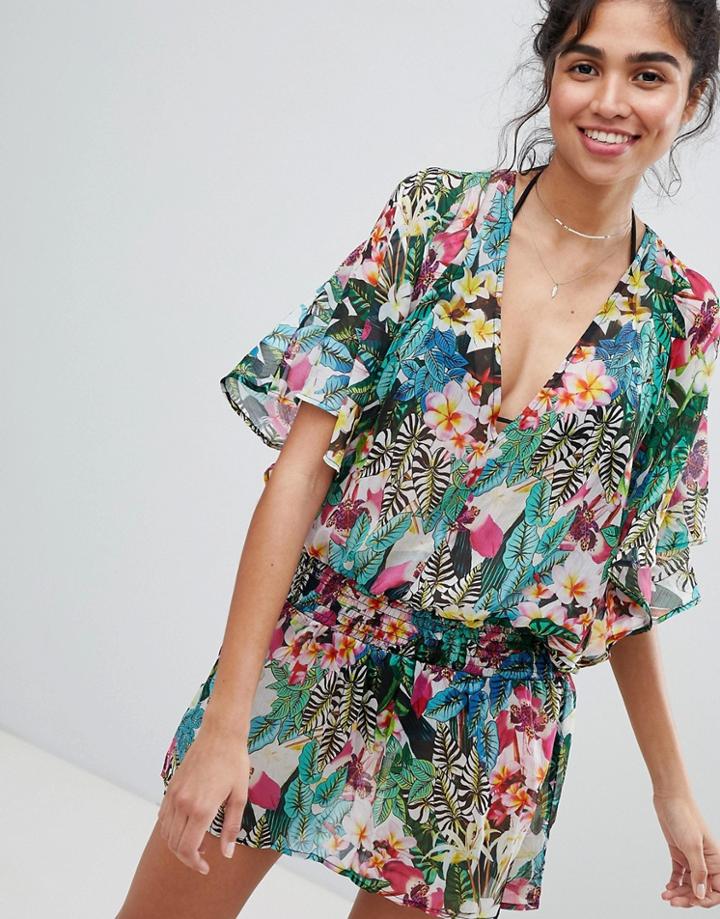 Mw By Matthew Williamson Jungle Print Caftan - Multi