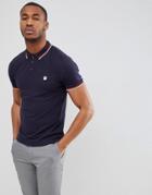 Le Breve Tipped Polo Shirt - Navy