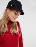 Ted Baker Mini Bow Detail Fedora - Black