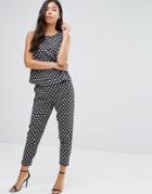 Sugarhill Boutique Ellie Print Pants - Black