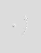 Nylon Faux Pearl Ear Cuff - Gold
