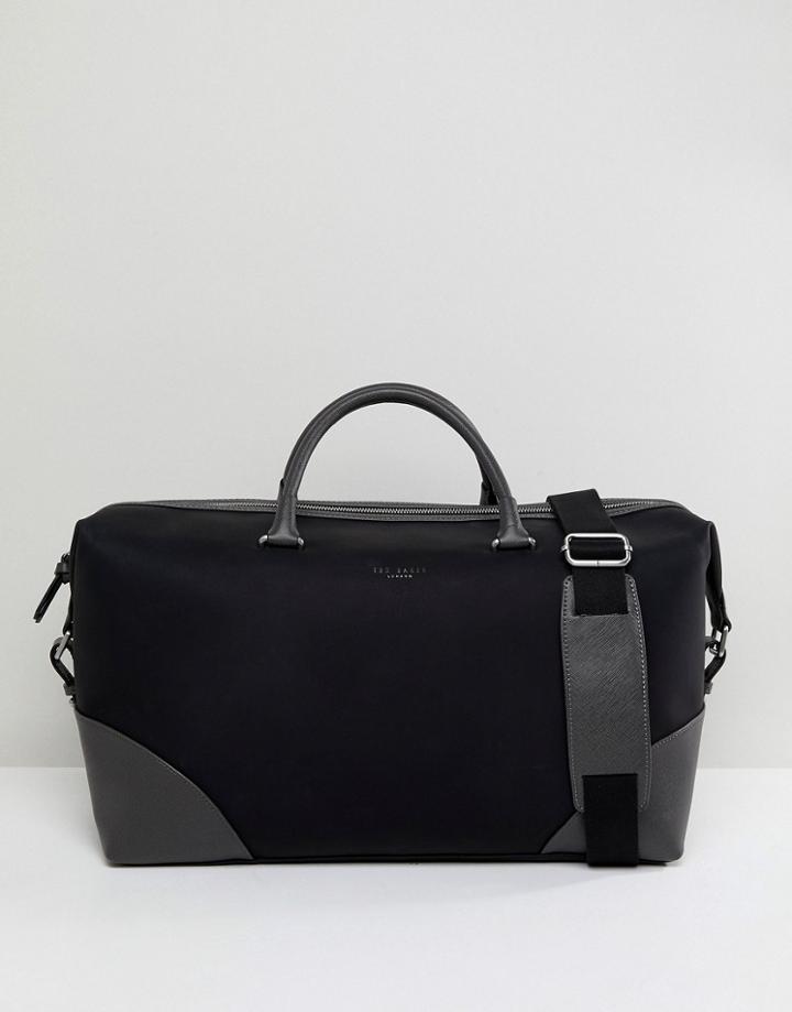 Ted Baker Swipes Nubuck Carryall - Black