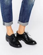 Rule London Leather Brogue - Black