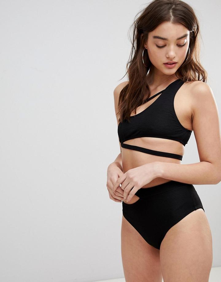 Motel Dreama Bikini Top - Black