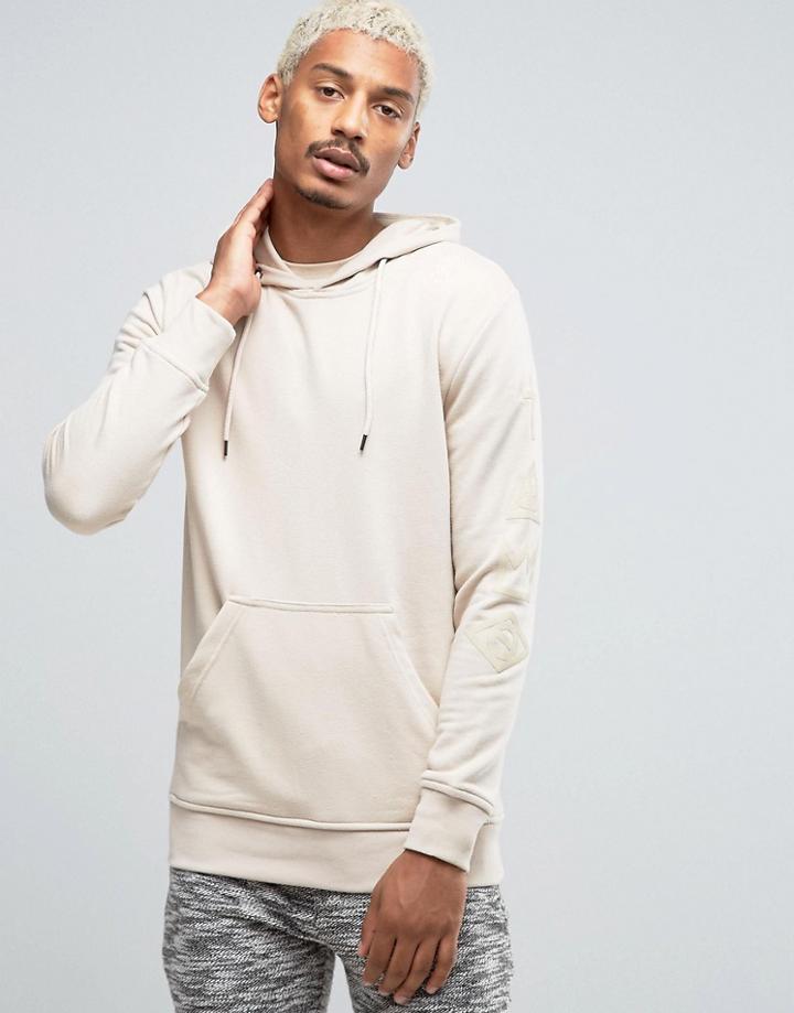 Serge De Nimes 4 Symbol Hoodie - Beige