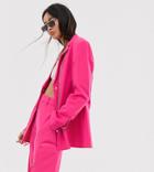 Collusion Blazer With Chain Detail-pink