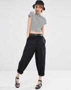 Weekday Pants With Oversized Pockets - Black