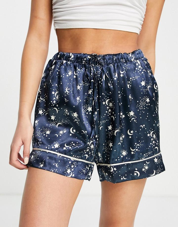 Vero Moda Mix & Match Short In Cosmic Print-multi