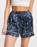 Vero Moda Mix & Match Short In Cosmic Print-multi