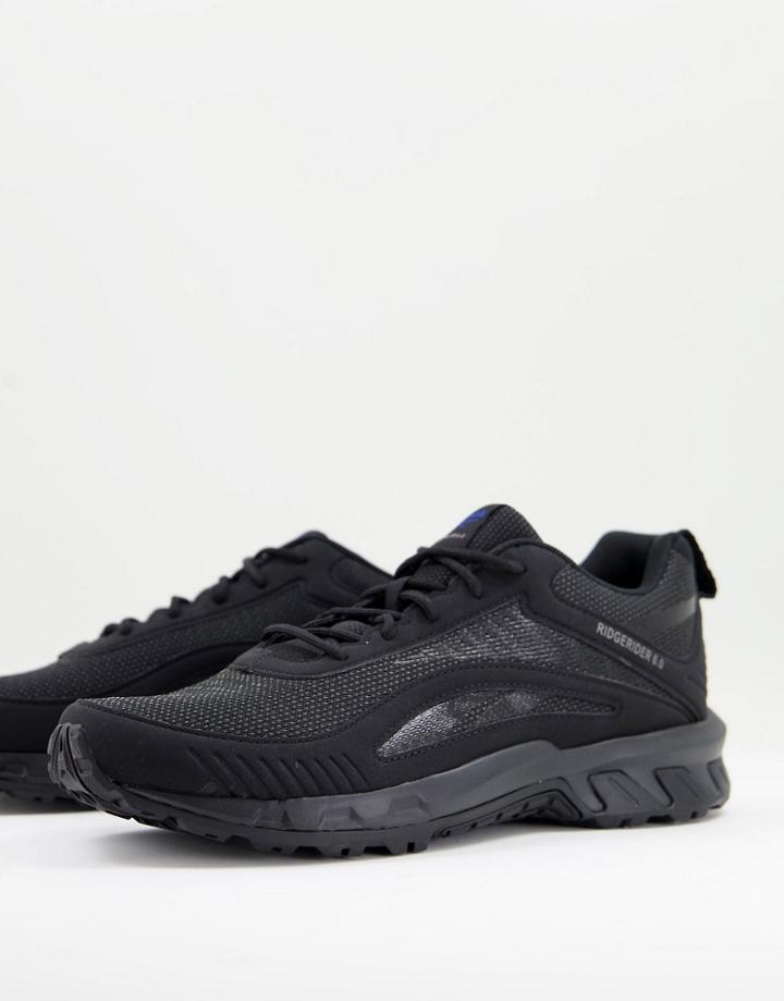 Reebok Running Ridgerider 6.0 Sneakers In Black