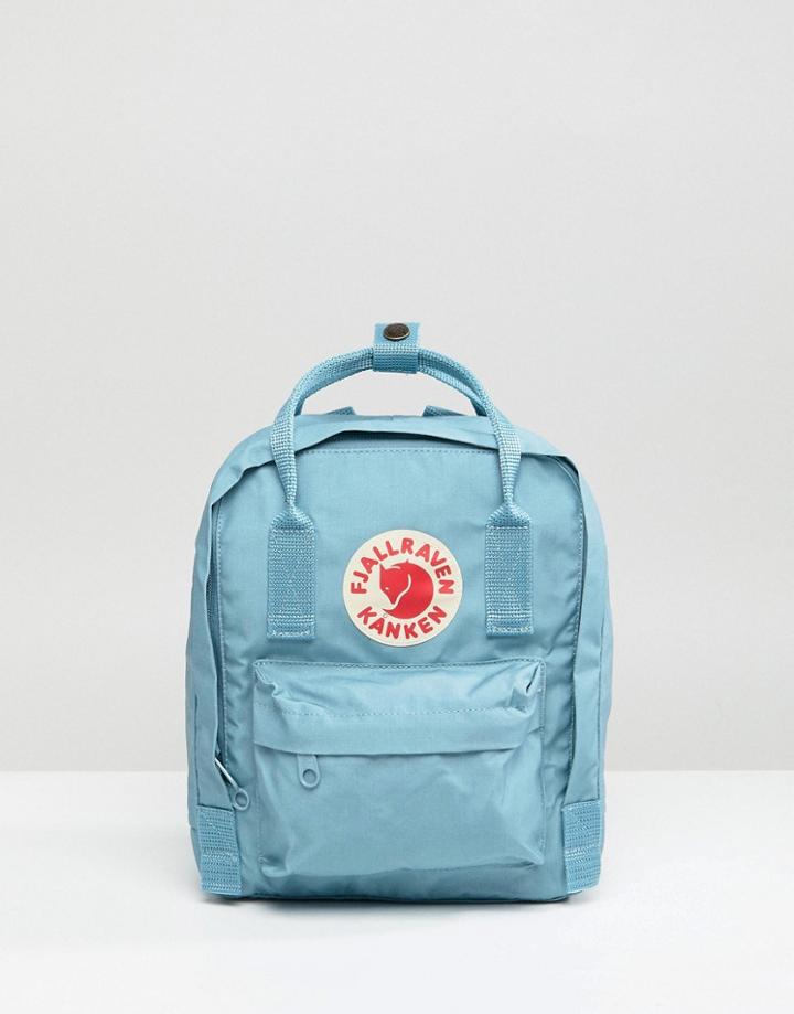 Fjallraven Mini Kanken Backpack In Sky Blue - Blue