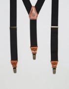 Fjallraven Singi Clip Suspenders With Leather Trims - Tan