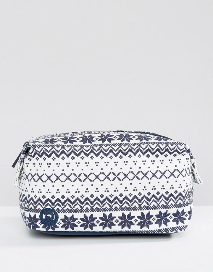 Mi-pac Premium Make-up Bag In Fairisle - Multi