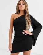 Significant Other Seeker One Sleeve Mini Dress