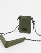Consigned Rope Strap Cross Body Bag-green