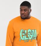 Collusion Plus T-shirt With Print - Orange