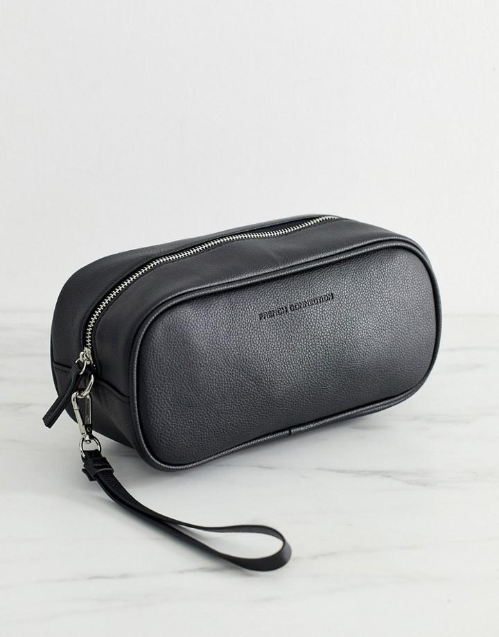 French Connection Faux Leather Toiletry Bag