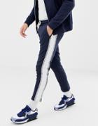 Jack & Jones Core Side Taping Joggers - Navy